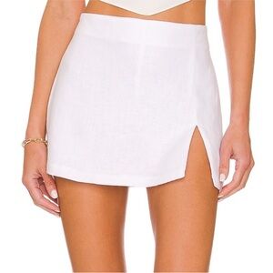 dale linen skort by Amanda uprichard from revolve